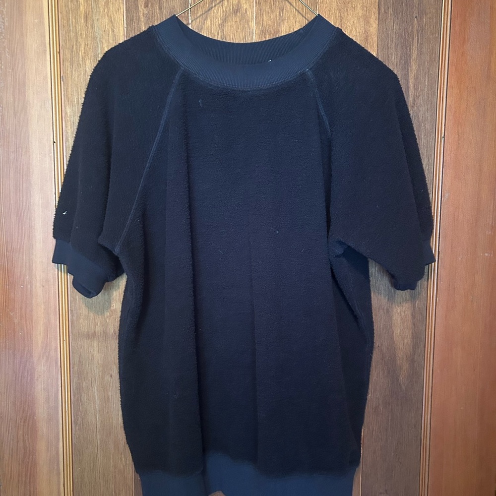 Jungmaven short sleeve raglan fleece sweatshirt